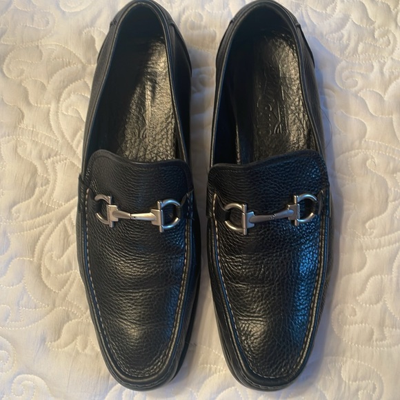 Salvatore Ferragomo Leather Dress Loafers. Size 10.5 - Picture 3 of 7